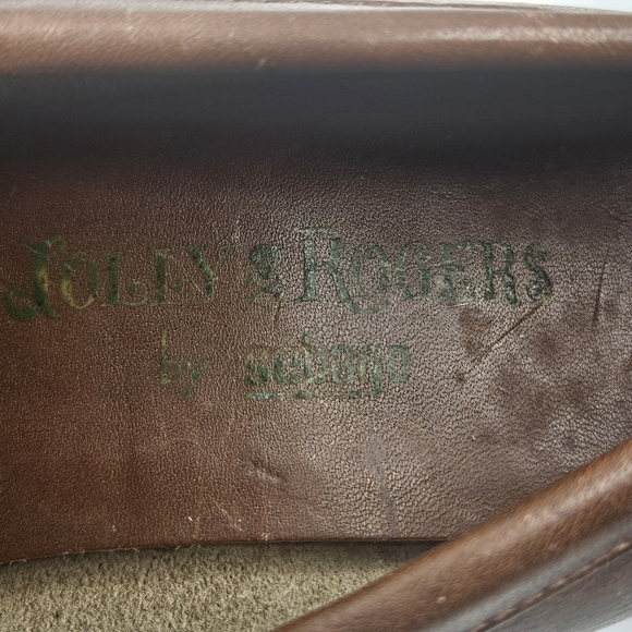 Mens Jolly Rogers by Sebago leather loafers size 10B main image 11